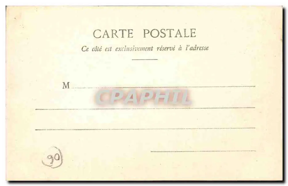 CANNES - Ansicht zwischen den Palmen - Boulevard de la Croisette — Edition Gillet, Foto Nice, Nr. 466 - Rückseite