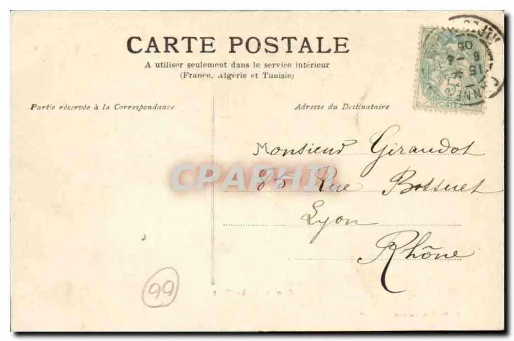 Cannes — Il Porto — W. Stocker, Cannes, n°153 - Verso