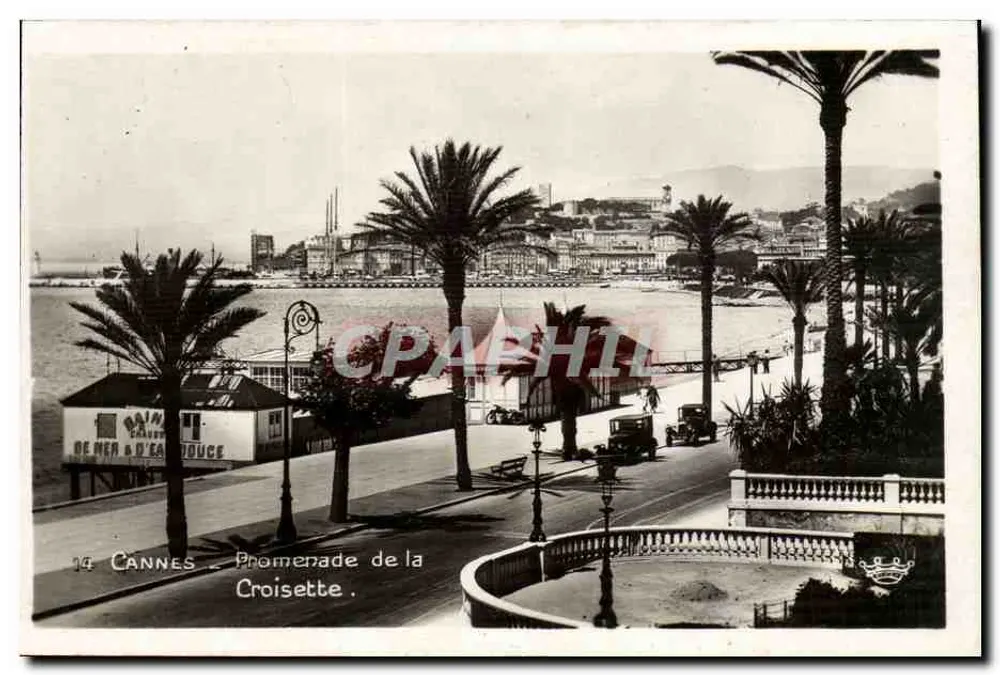 Cannes — Promenade de la Croisette — Rostan et Munier, Nice - Frente