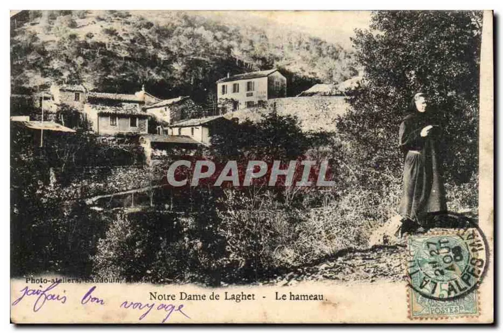 Nossa Senhora de Laghet - O lugarejo — Photo-Alélière, Baudouin — editor e número de série ilegíveis - Frente