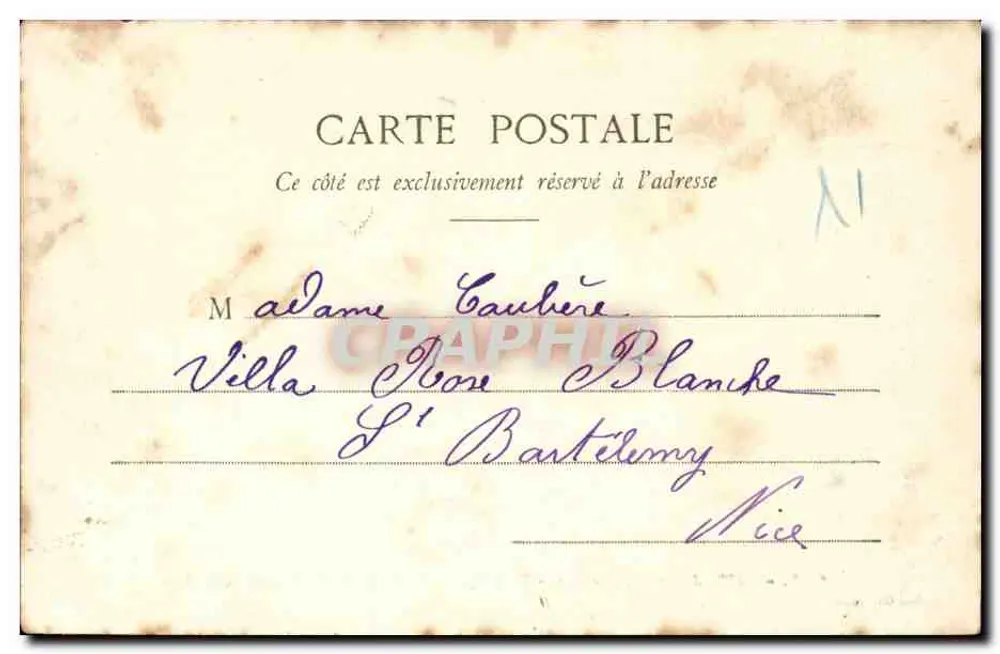 Eingang zur Töpferei in Golfe-Juan — Fabrique de Poterie Clément Massié — Édition Giletta, phot., Nice, Nr. 689 - Rückseite