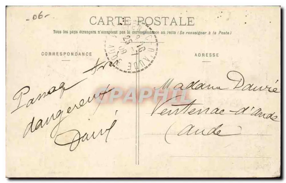 Le Alpi — Le Gorges de la Chapelue e il Guil — V. Fournier, edit., Gap, n°788 - Verso