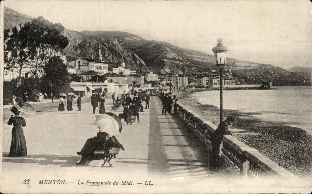 Menton — A Promenade do Meio-Dia — LL. - Frente