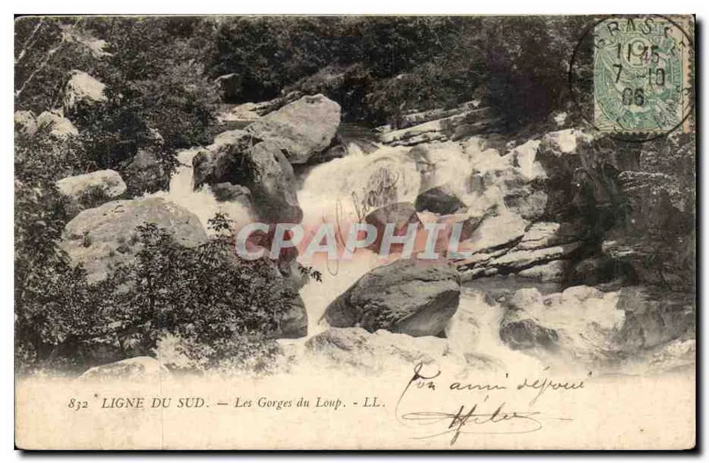 As Gorges do Loup — Ligne du Sud — LL. — n°832 - Frente