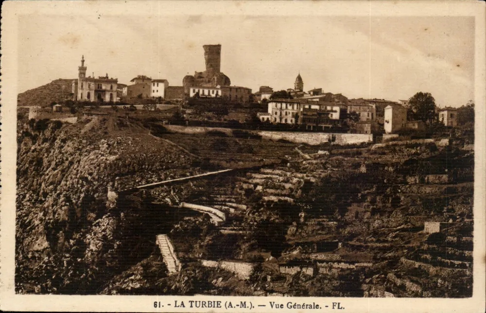 La Turbie (A.-M.) — Vista Geral — FL. — N° 61 - Frente