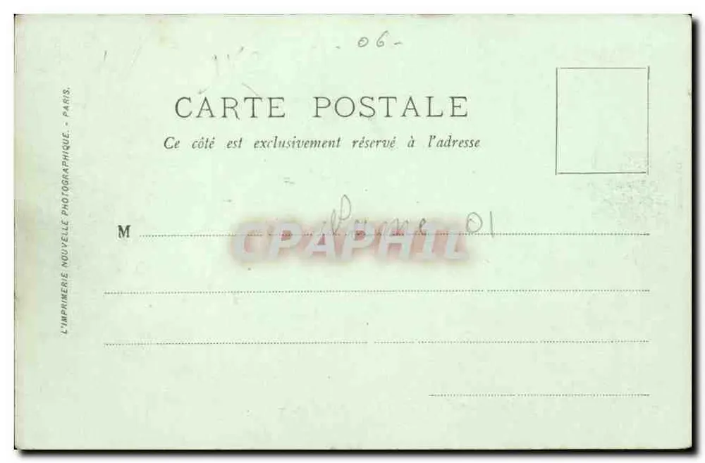 Grasse — Fontaine Sainte-Cécile und das Luftballonspiel — LL. - Rückseite