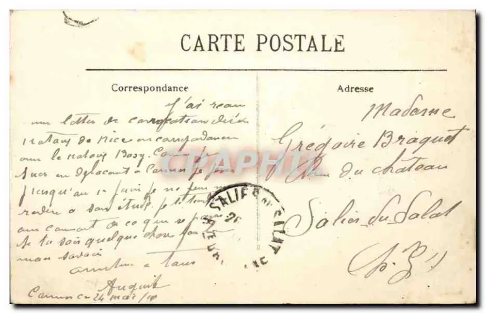 Le Cannet — Cottages Marjolaine und Boulevard Gambetta — LL. - Rückseite