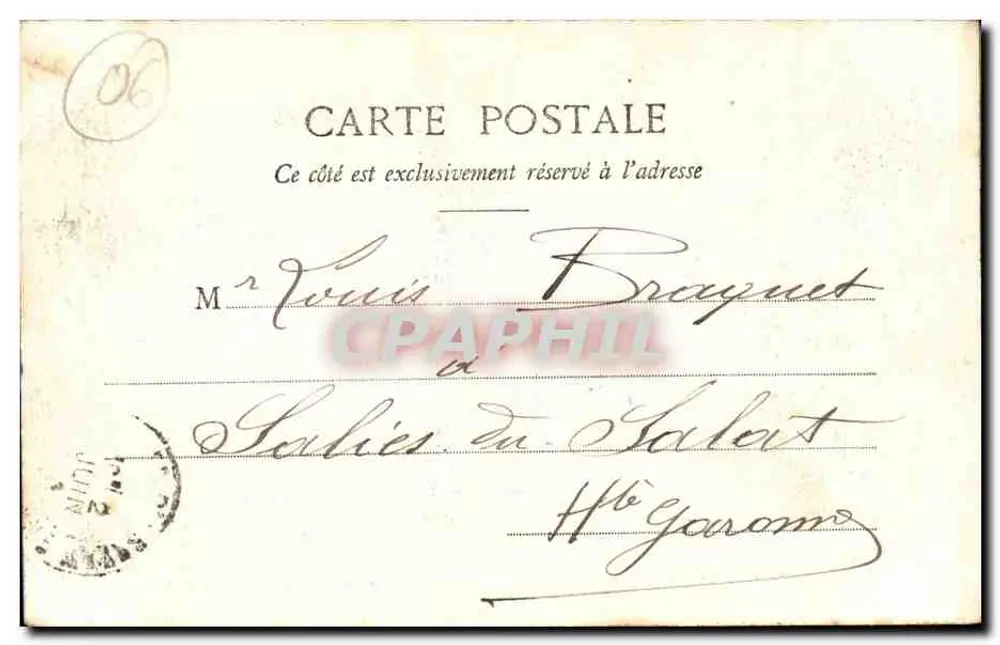 Nice - Hotel de la Mediterranee und Hotel Westminster — Gilletta-Ausgabe, Foto, Nice, Nr. 136 - Rückseite