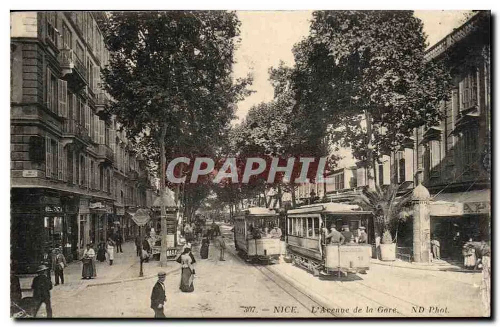 Nice — Avenida da Estação — ND Fot. n° 307 - Frente