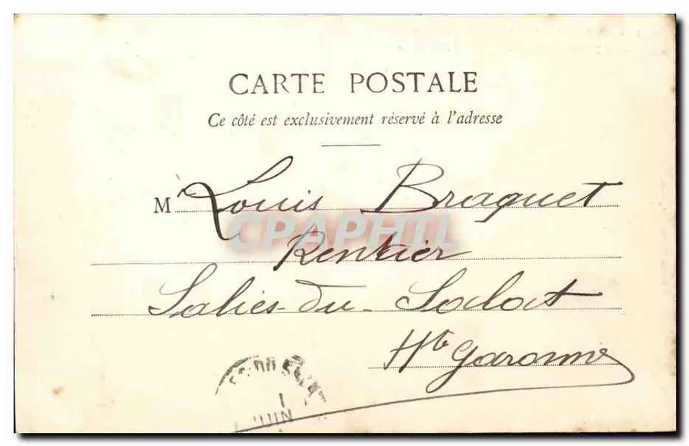 Beaulieu - Allgemeiner Blick - Aufnahme von der Petite Afrique - Édition Gihats, Nîmes - Rückseite