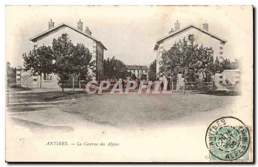 Antibes — De Kasematte van de Alpini — Beuger & Cie Antibes n°277 - Voorkant