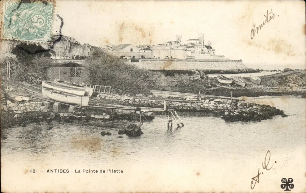 Antibes - A Ponta da Ilette — editor MTIL, n° 181 - Frente