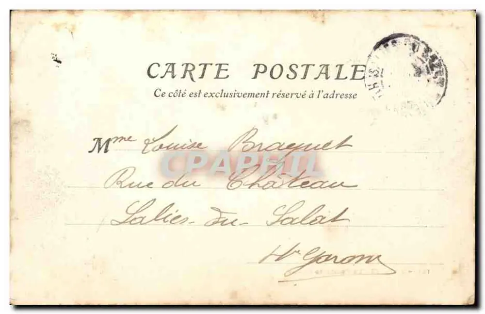 Antibes - A Ponta da Ilette — editor MTIL, n° 181 - Verso