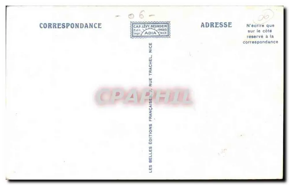 Nice-Dörferfrau auf dem Weg zum Markt — Die Côte d'Azur — Adia, n°11344 - Rückseite