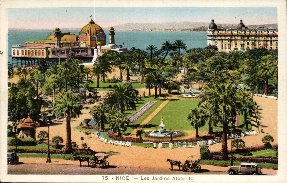 NICE — Jardins Albert Ier — L. Gilletta et Cie, Nice - Frente
