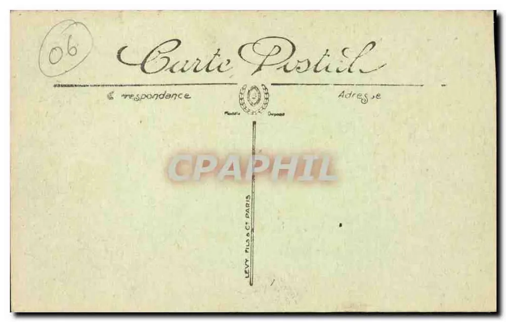 Nice — Der Paillon-Fluss und die Turm St-François — Verlag L.I. n°200 - Rückseite