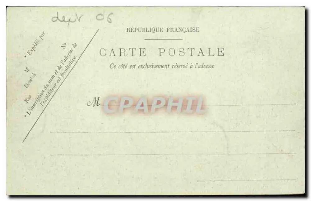 Nice — A Entrada do Casino — LL, n° 262 - Verso