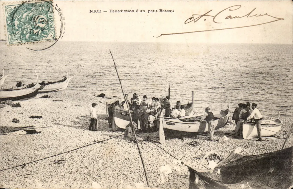 NICE — Bênção de um pequeno Barco — St. Cantur - Frente