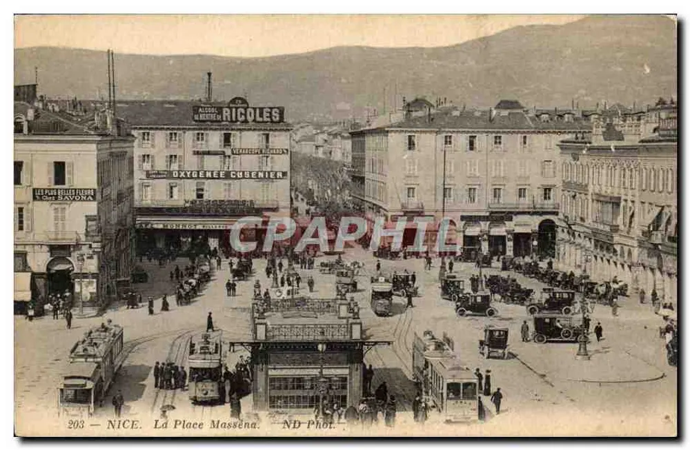 Nice — La Place Masséna — ND Phot. - Recto