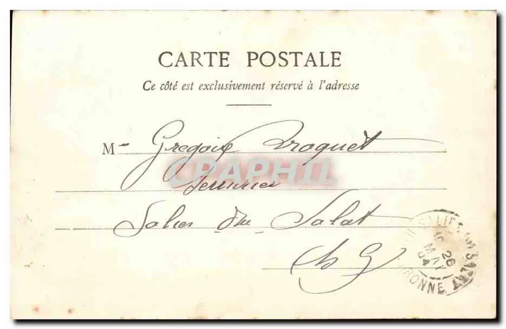 Nice - Hotel des Anglais und Cercle de la Méditerranée — Ausgabe Giletta, phot., Nice, Nr. 71 - Rückseite