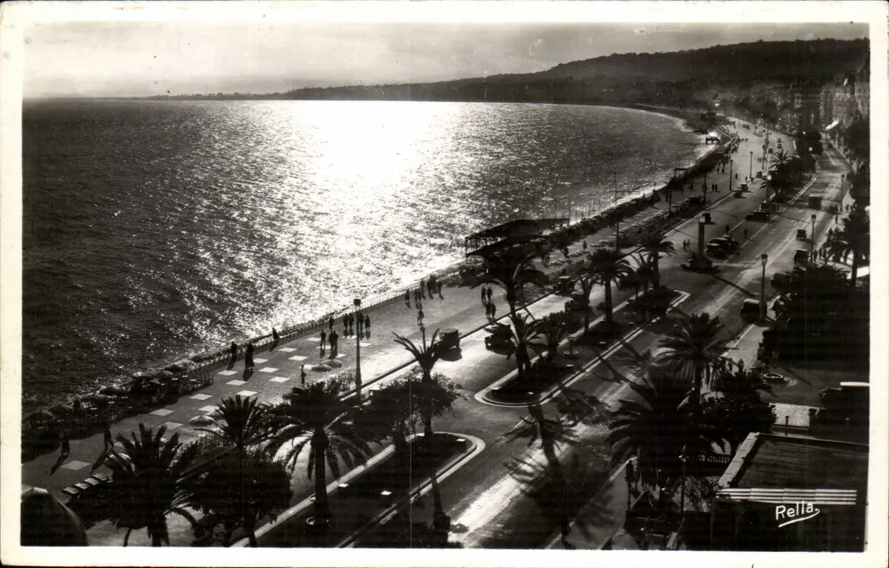 Nice - Sonnenuntergang an der Promenade des Anglais — Rella - Vorderseite