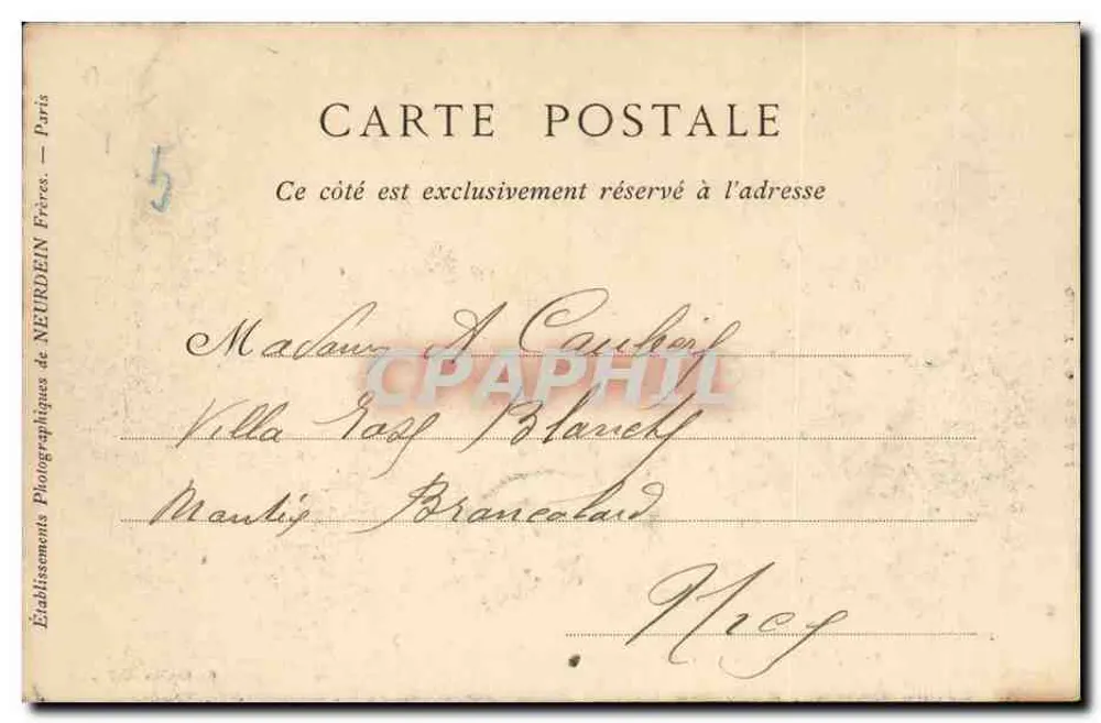 Antibes — La Rue des Arceaux — Beiger & Cie, Antibes, n°259 - Verso