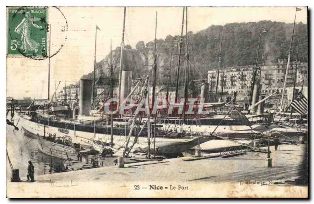 Nice - Le Port — J. Kleidman, Ni - Frente