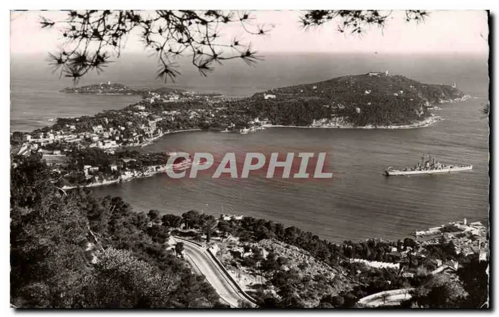 Ansicht der Bucht und des Cap Ferrat — Verlag S.E.P.T. - 2, rue Alais-Mossa, Nice - Vorderseite