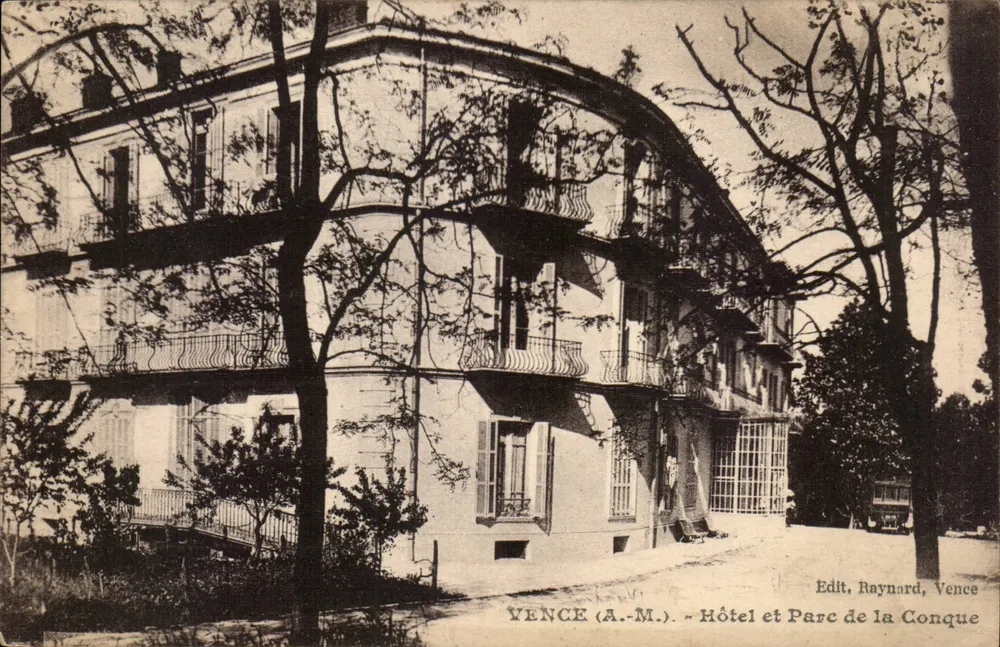 Vence (A.-M.) — Hotel e Parque da Conque — Edit. Raynard, Vence - Frente