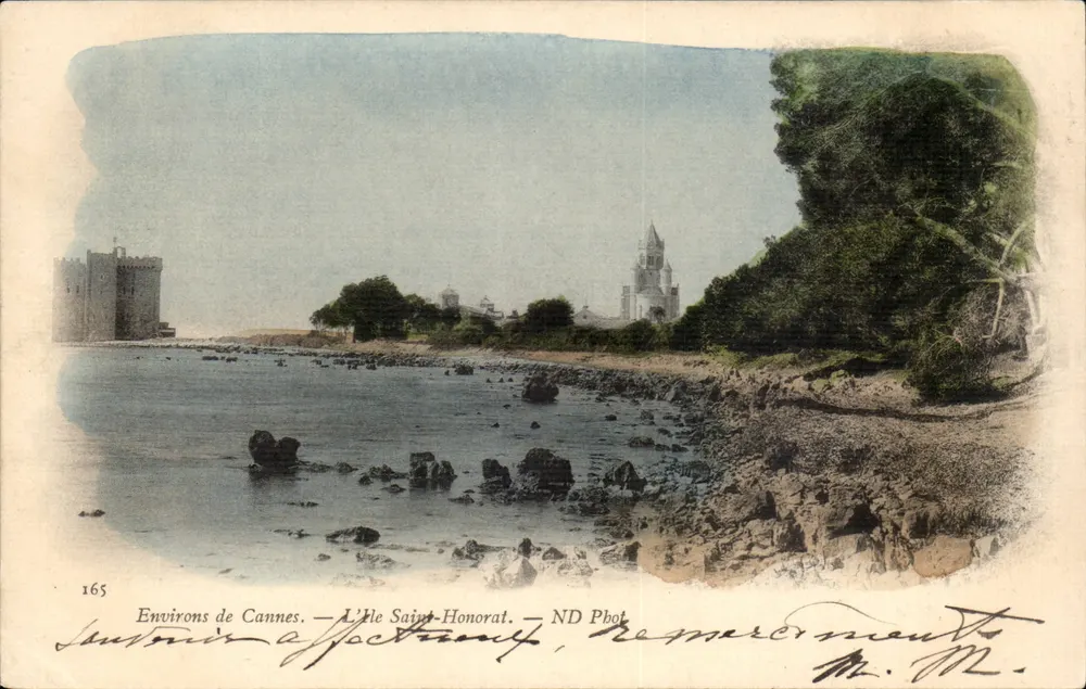 Arredores de Cannes — Ilha Saint-Honorat — ND Fot. N° 165 - Frente
