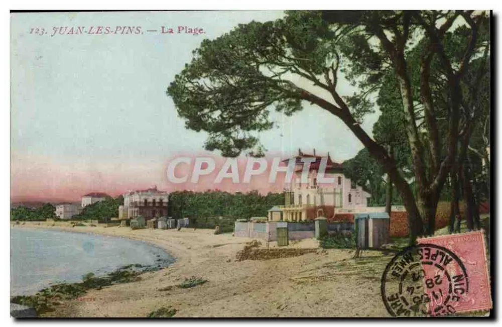 Juan-les-Pins — De Strand - Voorkant