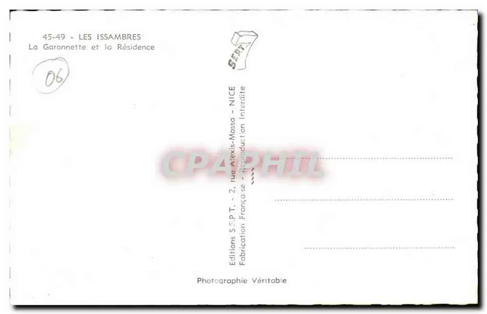 Les Issambres — La Garonnnette e la Residenza — Edizioni S.P.T. - Verso