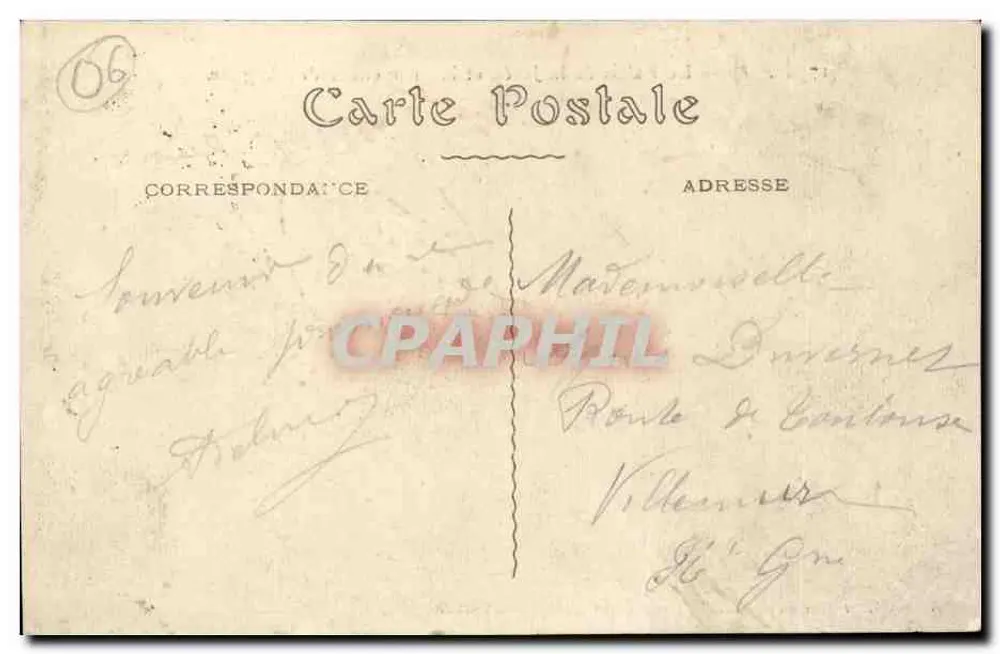 Nice — Das Palais de la Jetée und die Promenade des Anglais — Nodel, Arcades des Casinos, Nr. 17 - Rückseite