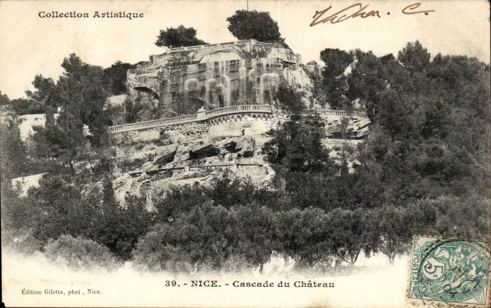 NICE - Cachoeira do Castelo — Coleção Artística — Édition Giletta, fot. Nice, n°39 - Frente