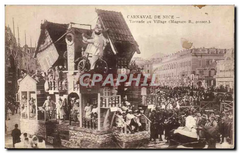 Carnaval de Niza — Tormenta en el Pueblo (Magnico B., constr.) - Anverso