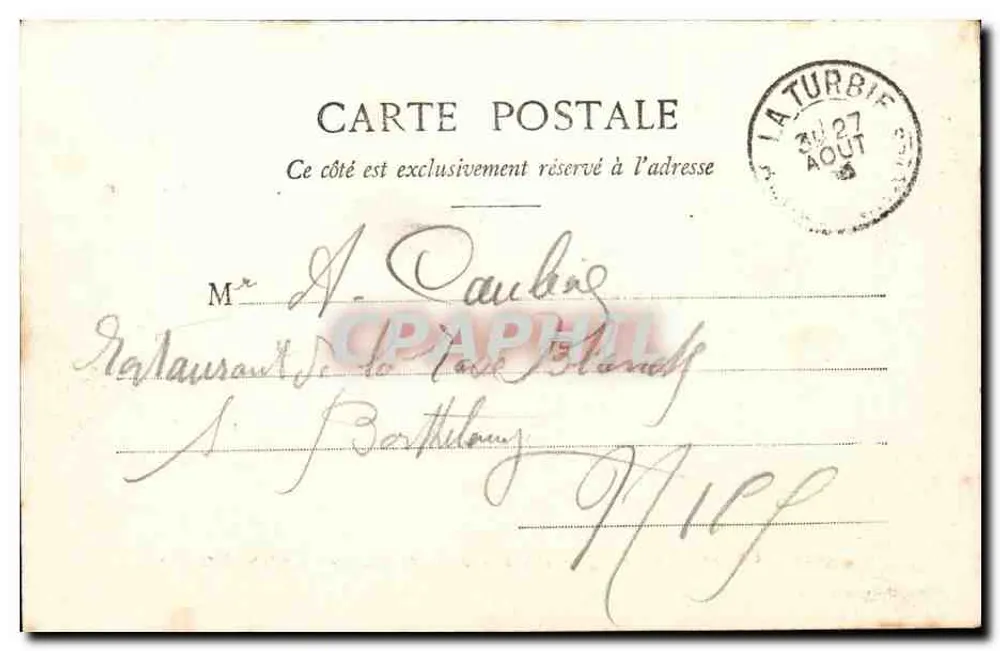 La Turbie (Alpes-Maritimes) — Allgemeine Ansicht — Le Righi d'Hiver — Edition Giletta, Foto Nice, Nr. 1011 - Rückseite