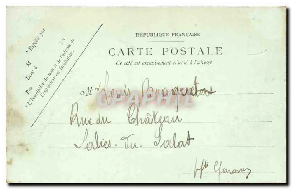 Menton — Vista para o Cap-Martin — LL. n°437 - Verso