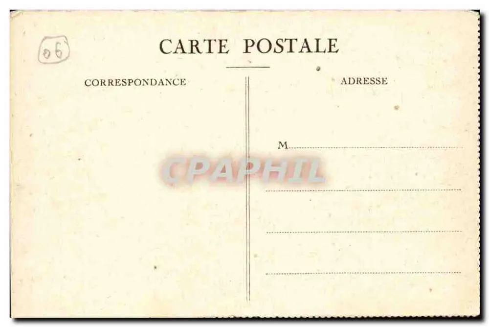 Menton. A Anunciação — Almanaque Vermot, Horizons de France - Verso
