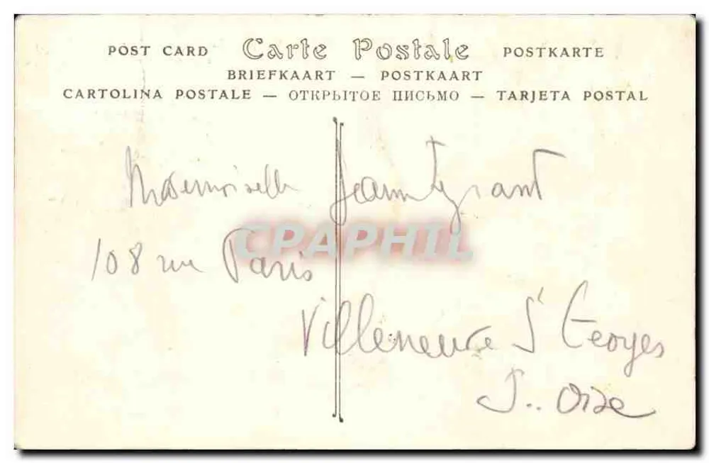 Luynes (Indre-et-Loire) — O Castelo e o Povoado — Péricat filho, livraria — Tours - Verso