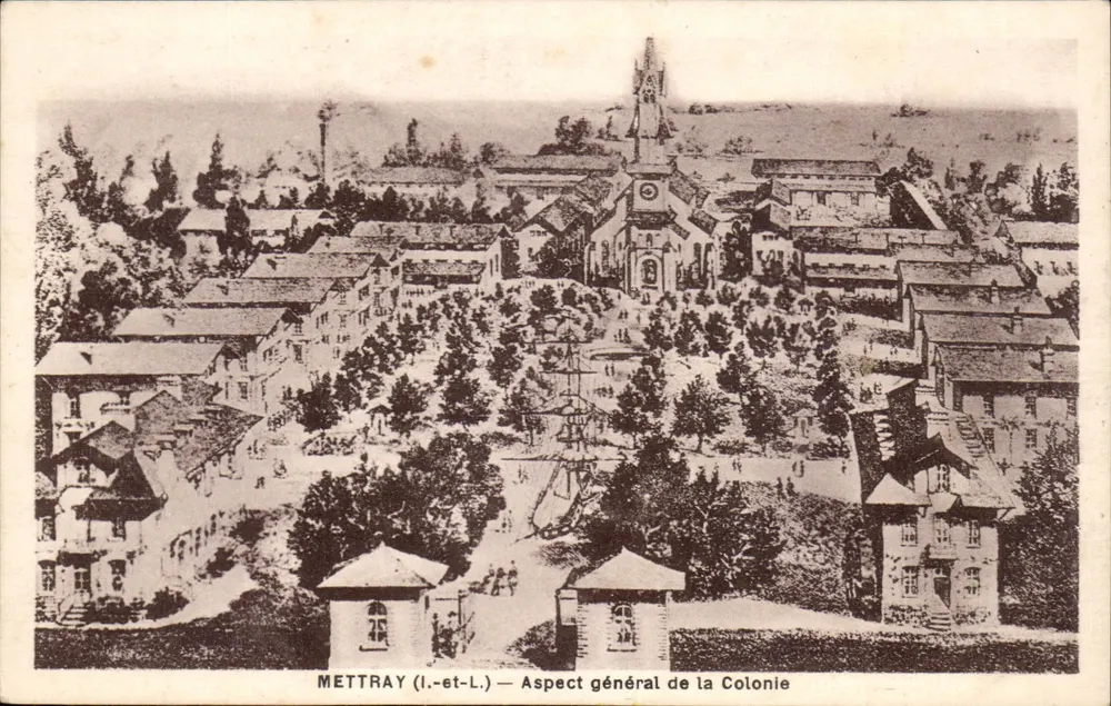 Mettay (Loire en Lyon) — Algemene uitzicht van de kolonie - Voorkant