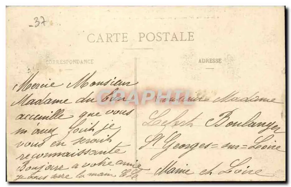 Ste-MAURE (I.-et-L.) — Ansicht des Alten Schlosses — errichtet von Foulques Nerra - Rückseite
