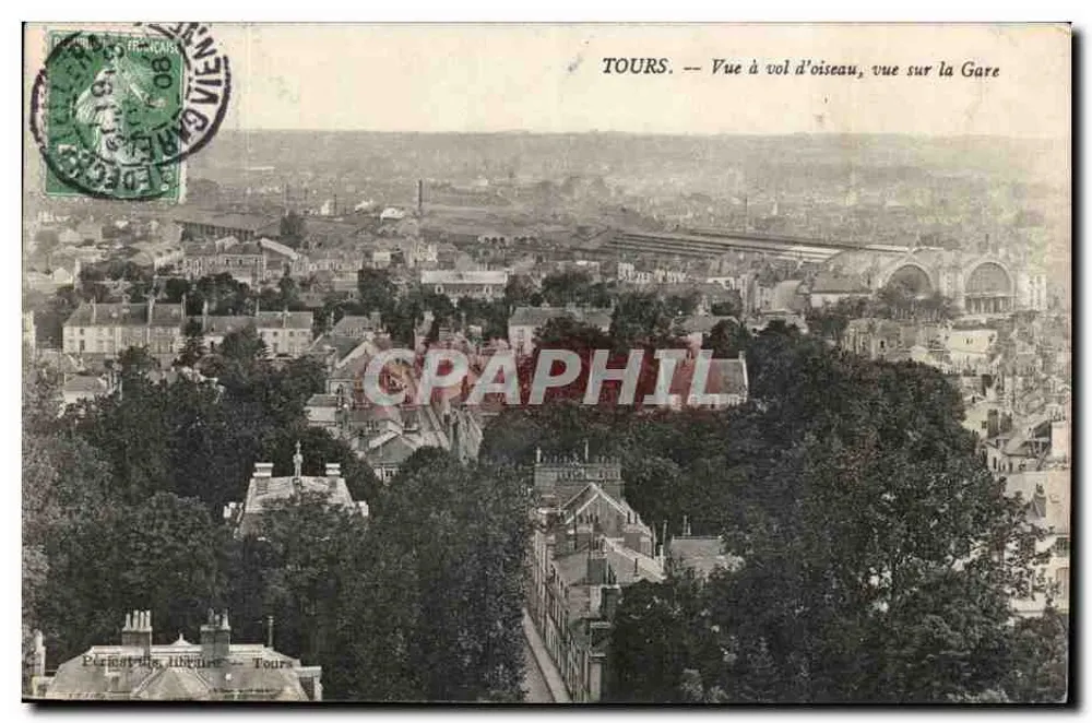 Tours — Vogelperspektive, Blick auf die Station — Naturnaturpark, Buchhandlung — Tours - Vorderseite