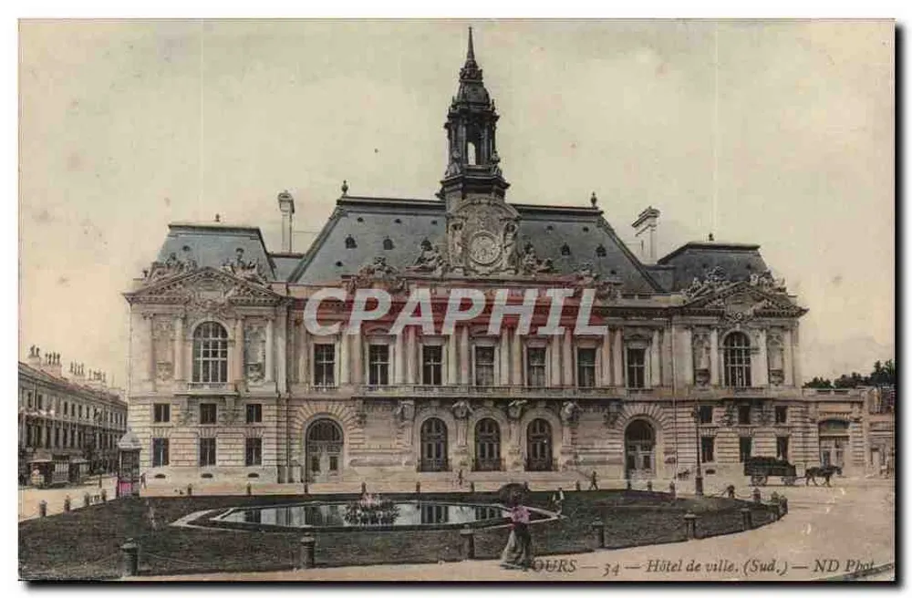 Tours — Hotel de Ville. (Sul.) — ND Fot. — n°34 - Frente