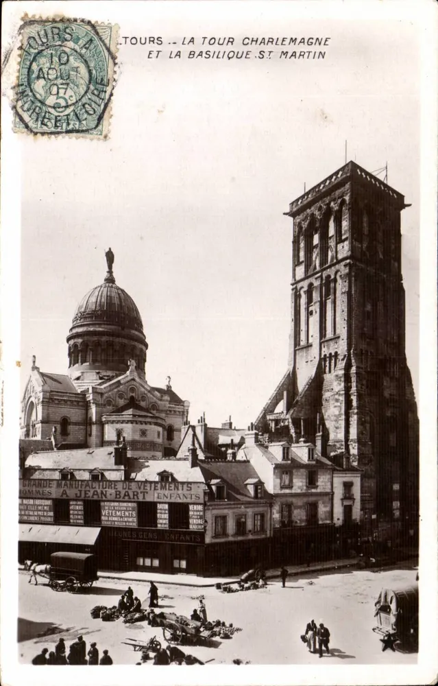 Tours — La Tour Charlemagne und die Basilique St Martin — Verlag Etoile, Paris - Vorderseite