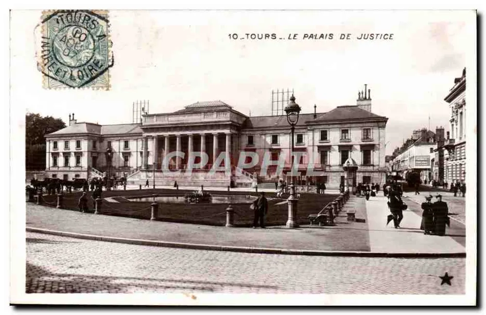 Tours — O Palácio de Justiça — editor 'ÉTOILE' n°37 - Frente