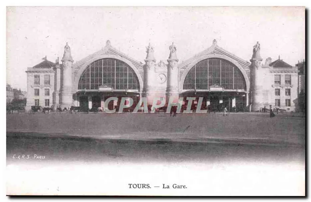Tours — A Estação — E.A.R.S. Paris - Frente