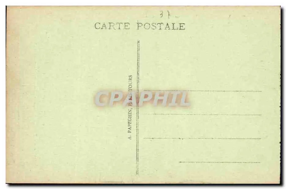 Fontäne von Beaune (Place du Grand-Marché) — Tours — A. Pavechin, n° 193 - Rückseite
