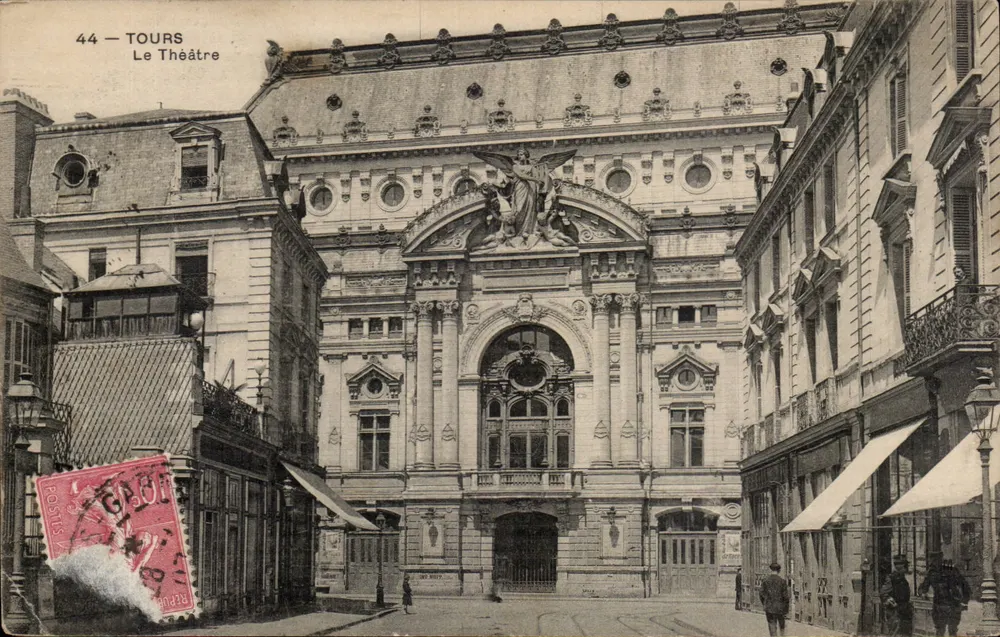 Tours — O Teatro — Editor G. G. L. n°44 - Frente