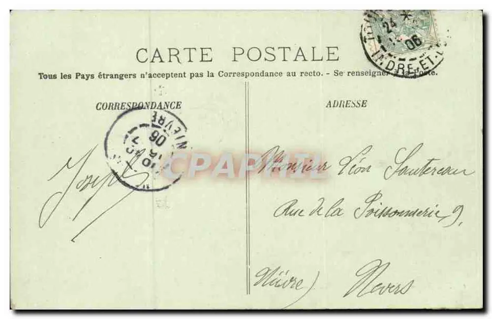 Tours — O Antigo Hotel de Ville — LL. - Verso