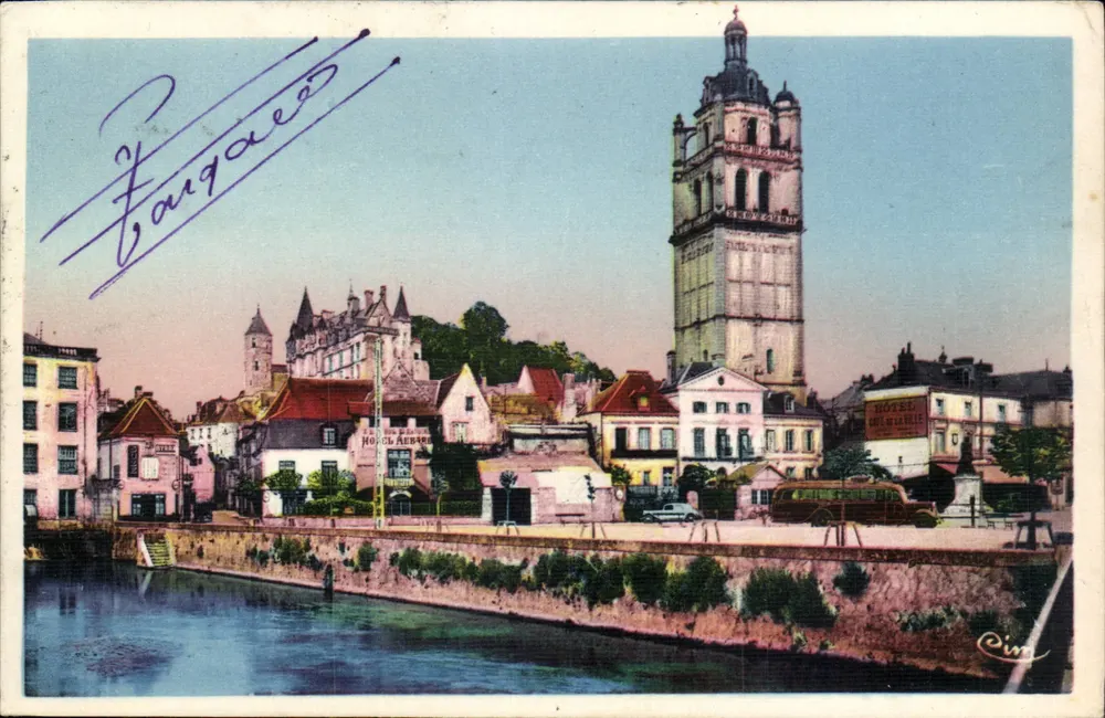 Loches (Loir-et-Cher) — La Tour Saint-Antoine und das Schloss — Verlag P. M. (P. M. Paris) - Vorderseite